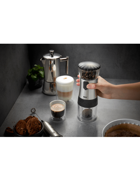 Macinacaffè elettrico Gefu Polve in ceramica / acciaio inox / ABS