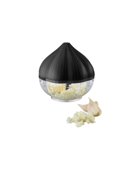 Gefu Aglioli garlic mincer in black ABS