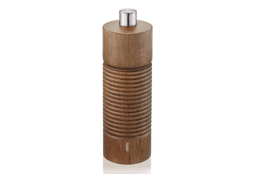 Molinillo de sal y pimienta de madera de caucho negro Gefu Tedoro 14cm