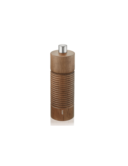 Molinillo de sal y pimienta de madera de caucho negro Gefu Tedoro 14cm