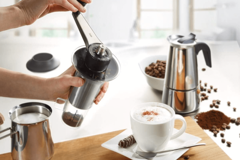 Gefu Lorenzo kaffekvarn med avtagbart handtag