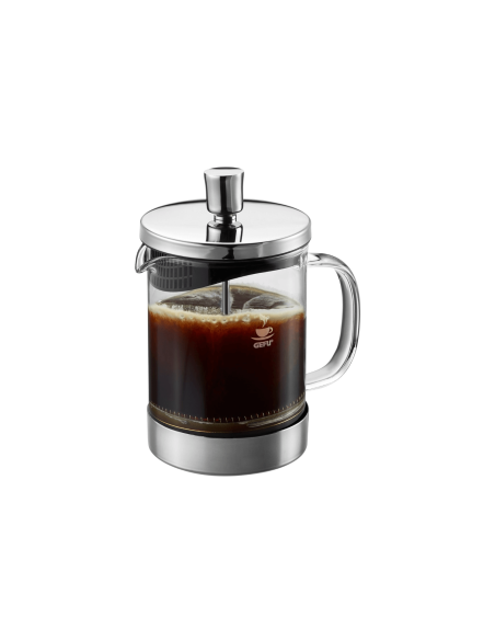 Gefu Diego kaffebryggare i rostfritt stål och borosilikatglas 600 ml