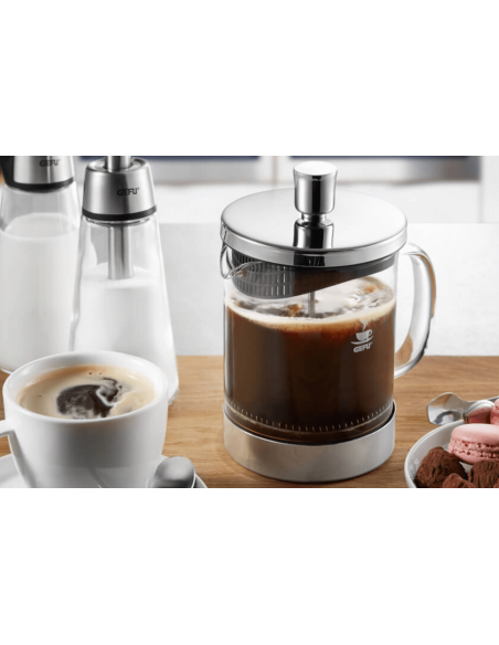 Gefu Diego kaffebryggare i rostfritt stål och borosilikatglas 600 ml