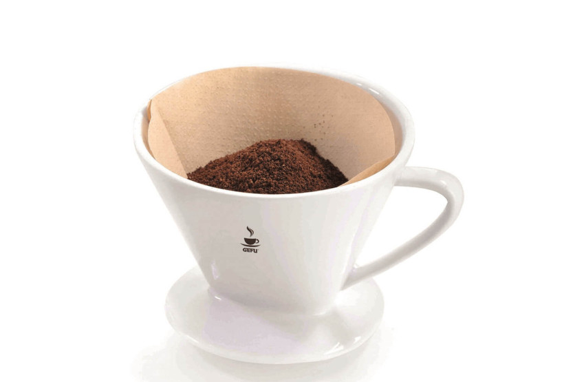 Gefu SANDRO white porcelain coffee filter size 101