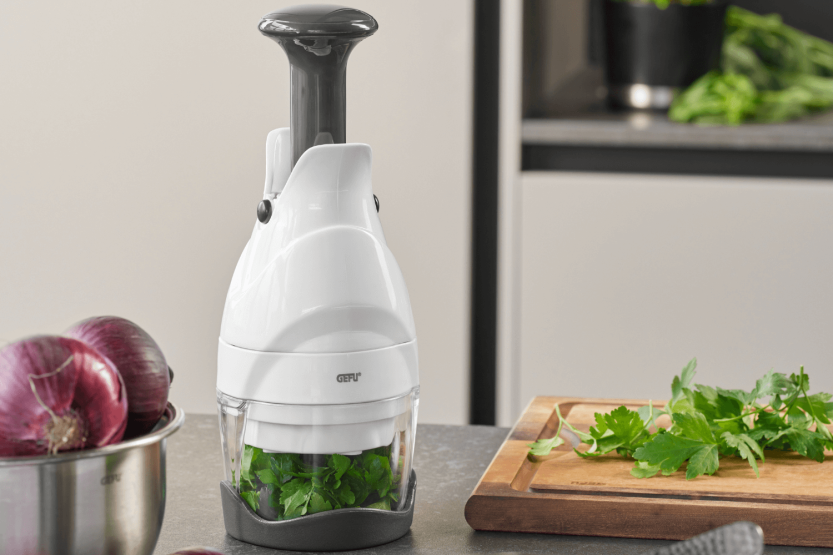 Gefu stainless steel and ABS vegetable and herb chopper