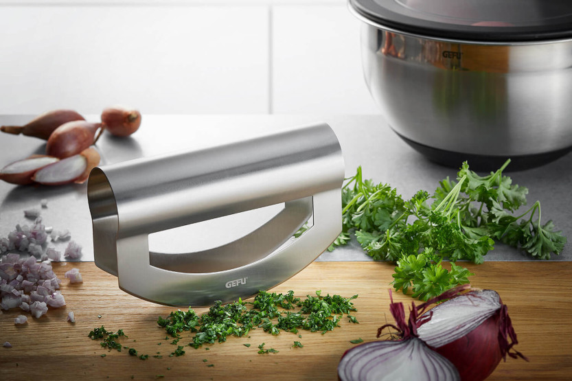 Gefu Viavo stainless steel rocking vegetable chopper