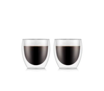 Set di 2 bicchieri Bodum Pavina da 25cl a doppia parete 2