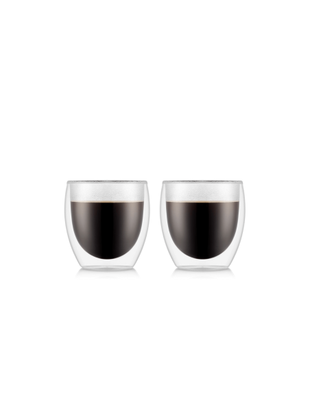 Set of 2 Bodum Pavina 25cl double-walled glasses