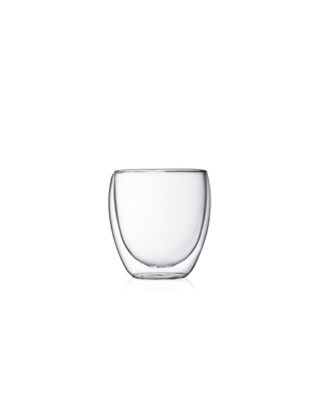 Set of 2 Bodum Pavina 25cl double-walled glasses
