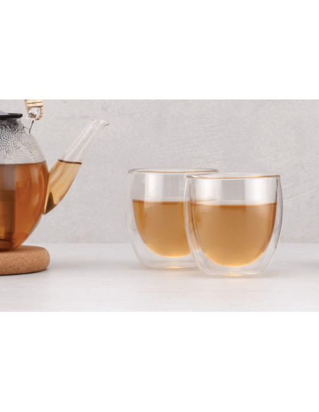 Set of 2 Bodum Pavina 25cl double-walled glasses