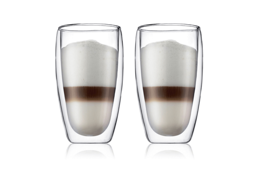 Set aus 2 Bodum Pavina Gläsern 45cl doppelwandig