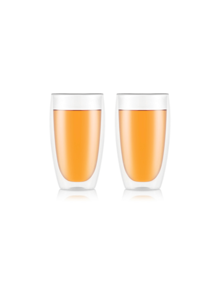 Set aus 2 Bodum Pavina Gläsern 45cl doppelwandig