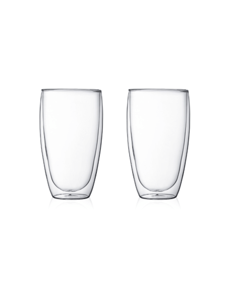 Set of 2 Bodum Pavina 45cl double-walled glasses