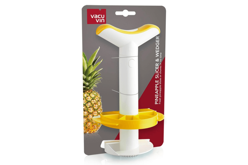 Vacu Vin 4863260 cortadora de piña de polímero blanco