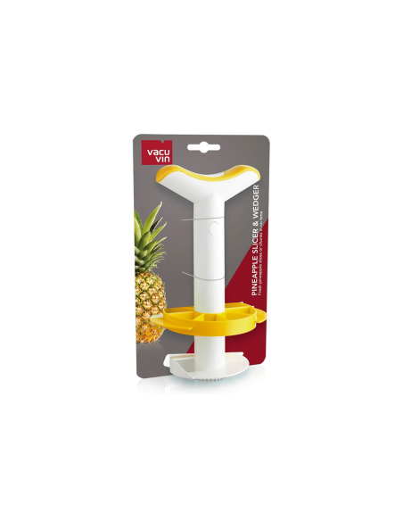 Vacu Vin 4863260 cortadora de piña de polímero blanco