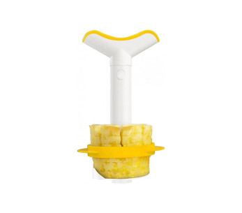 Vacu Vin 4863260 cortadora de piña de polímero blanco