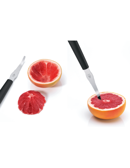Triangle grapefruit knife 10cm stainless steel curved blade