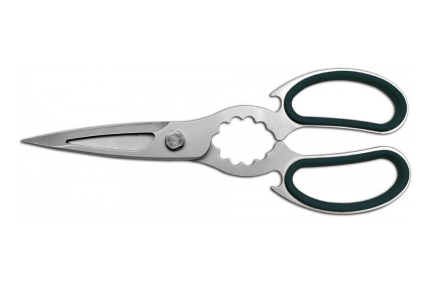 Küchenschere Ambrogio Sanelli 21cm Edelstahl schwarzer Griff