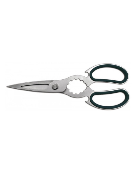 Küchenschere Ambrogio Sanelli 21cm Edelstahl schwarzer Griff