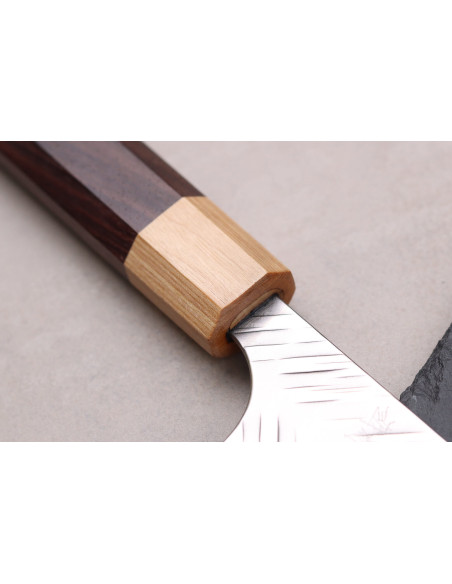 Kiritsuke veitsi 21cm Japanilainen käsityöläinen Yoshimi Kato SG2 V-Tsuchime