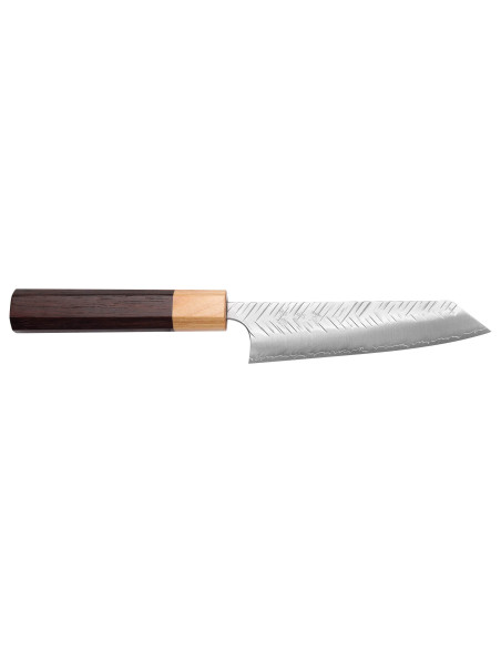 13 cm Yoshimi Kato SG2 V-Tsuchime japansk håndlaget ko-bunka-kniv