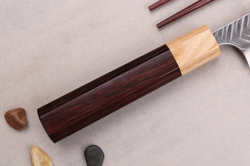 13cm Yoshimi Kato SG2 V-Tsuchime Japanilainen käsintehty ko-bunka veitsi