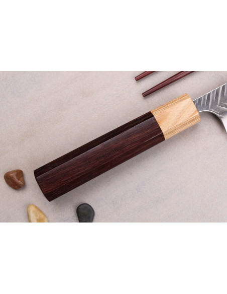 13cm Yoshimi Kato SG2 V-Tsuchime Japanilainen käsintehty ko-bunka veitsi