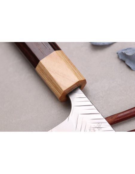 13cm Yoshimi Kato SG2 V-Tsuchime Japans handgemaakt ko-bunka mes
