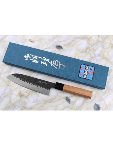 Japanisches handgefertigtes santokumesser Masakage Koishi 16,5cm
