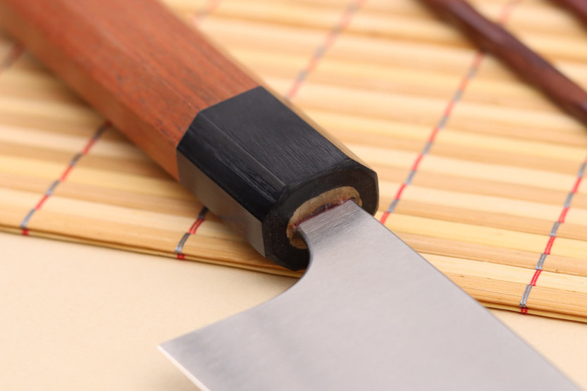 Japanisches handgefertigtes santokumesser Shibata Koutetsu AS 16,5cm