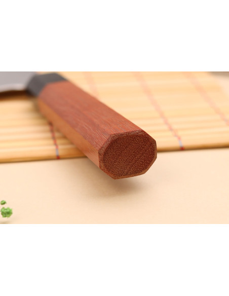 faca santoku japonesa de faca santoku Shibata Koutetsu AS 16,5 cm feita à mão