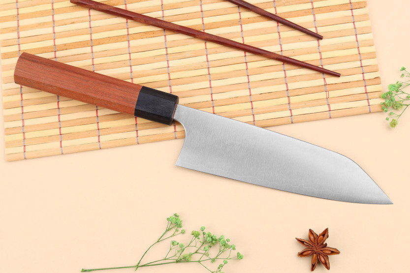 Shibata Koutetsu AS 16,5 cm, coltello santoku giapponese fatto a mano