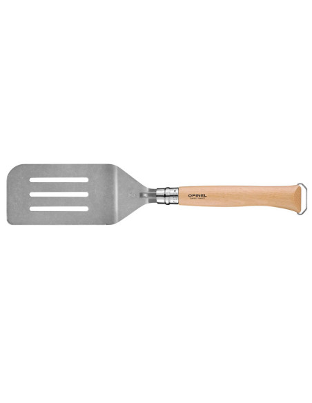 Set of 3 barbecue Utensils Opinel meat spatula + knife + tongs