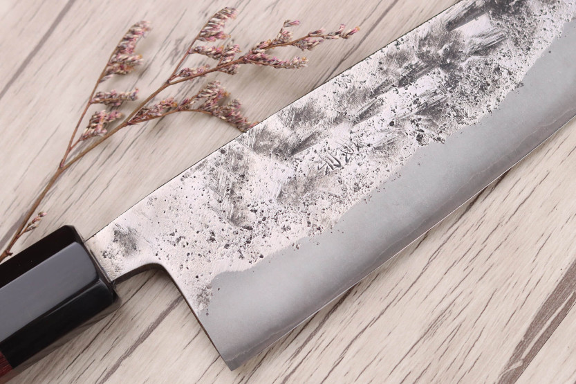16.5cm Yoshimune Japanilainen Santoku veitsi Kawamura WS2 kiillotettuna