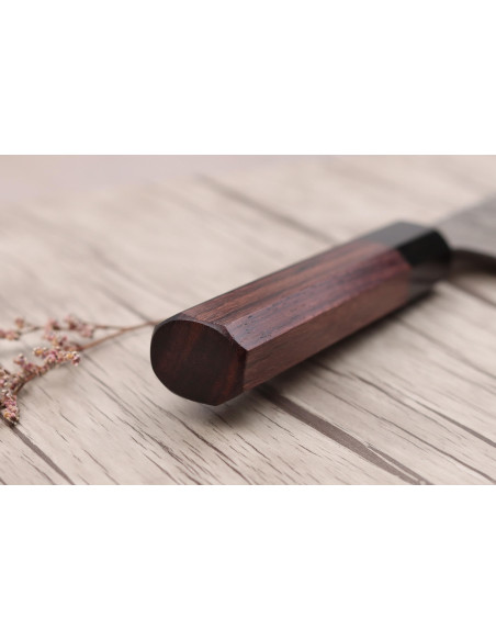 16.5cm Yoshimune Japanese santoku knife by Kawamura WS2 polished