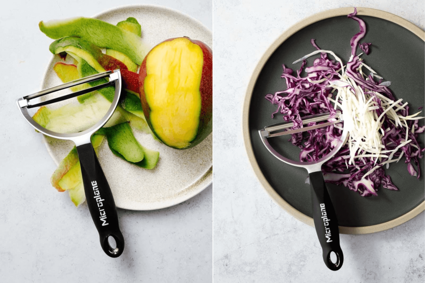 Econome extra-grande Microplane Specialty Series cojo pivotante