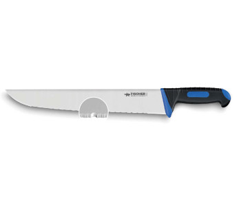 Fischer fiskekniv med fine tenner 35 cm håndtak i bimateriale