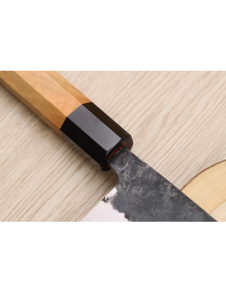 16,5 cm Yoshimune japansk håndlavet nakiri-kniv af Kawamura Black WS2