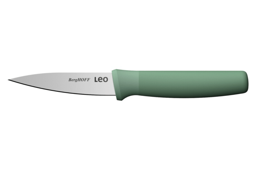 3 Berghoff Leo Forest -veitsen sarja ruostumatonta terästä ja vihreää polypropeenia.