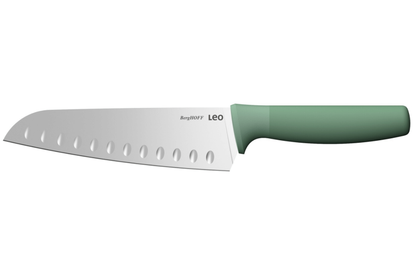Set of 3 Berghoff Leo Forest knives in stainless steel and green polypropylene