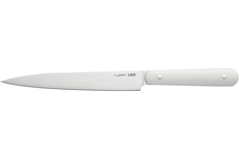 Set of 5 Berghoff Leo Glints Spirit knives in white stainless steel
