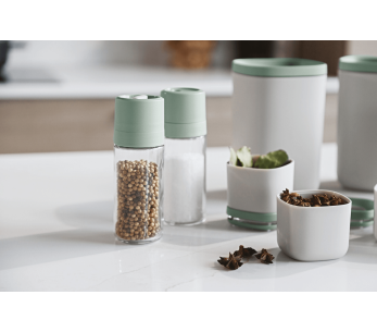 Set macinapepe e saliera Berghoff Leo Balance in vetro e polipropilene 2