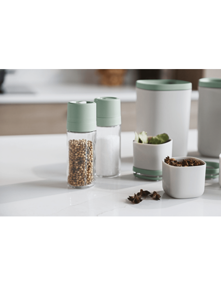 Set macinapepe e saliera Berghoff Leo Balance in vetro e polipropilene