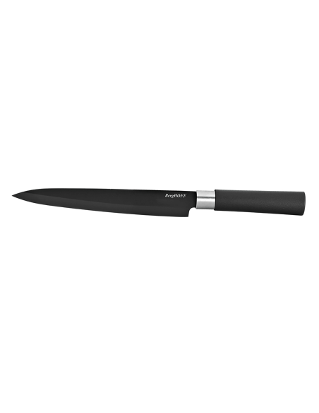 Sett med 4 Berghoff DiNA Prime-kniver, sorte non-stick-blad
