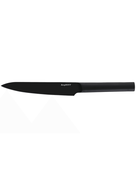 Cuchillo Cortafiambres Berghoff DiNA Boro con hoja antiadherente negra 19,5cm