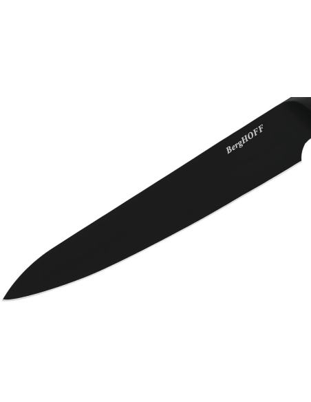 Berghoff DiNA Boron pålægskniv sort non-stick blad 19,5 cm
