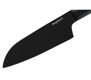 Berghoff DiNA Boron santokukukniv 16 cm svart non-stick blad 2