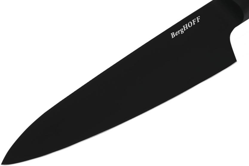 Cuchillo de cocinero Berghoff DiNA Boro, hoja antiadherente negra, 19,5cm