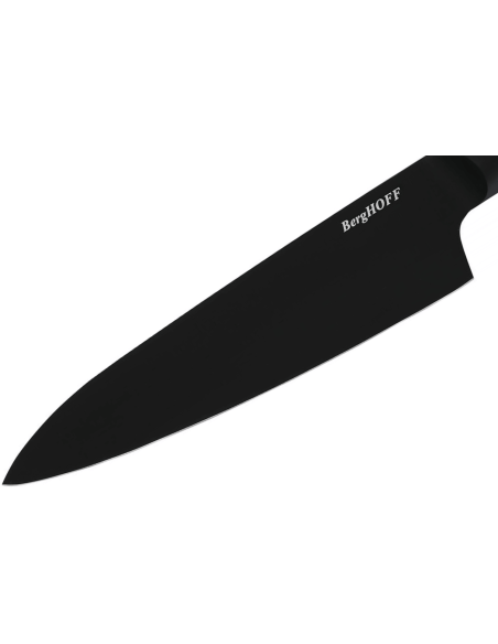 Berghoff DiNA Boron Chef ' s knife, black non-stick blade, 19.5cm