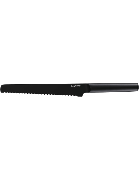 Faca Faca de pão Berghoff DiNA Boron preto lâmina antiaderente 23cm